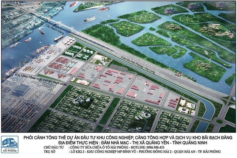 Gần 1.000 tỷ đồng đầu tư khu công nghiệp Bạch Đằng tại Quảng Ninh