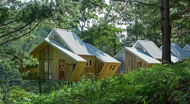 Mải mê ngắm cụm nhà gỗ lãng mạn trong thung lũng Đà Lạt