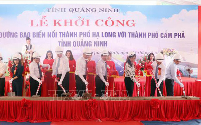 Quảng Ninh: Khởi công xây đường bao biển nối Hạ Long với Cẩm Phả