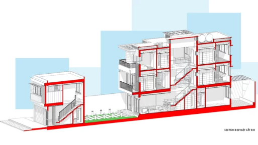 mẫu thiết kế nhà ống hiện đại