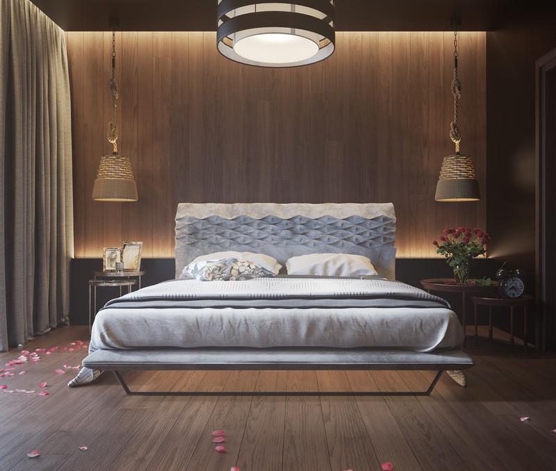Mẫu thiết kế nội thất phòng ngủ phong cách lãng mạn