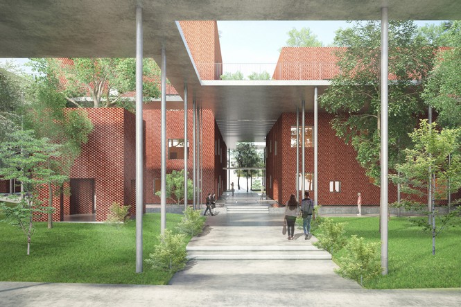thiết kế trung tâm giáo dục ở Hòa Lạc