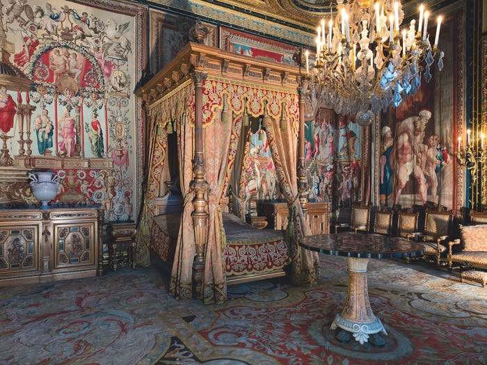 tranh nghệ thuật trong lâu đài của Napoleon