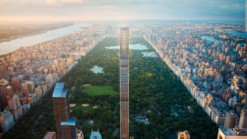 Chiêm ngưỡng tòa tháp mỏng nhất thế giới sắp hoàn thiện