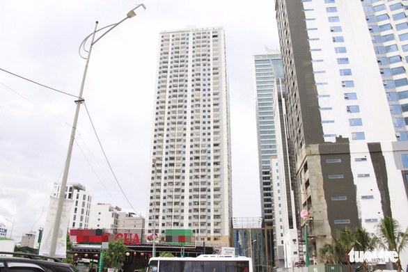 Hình ảnh hạng mục khối chung cư thuộc công trình Tổ hợp khách sạn Mường Thanh và căn hộ cao cấp Sơn Trà