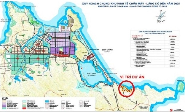 Hình ảnh dự án Khu du lịch sinh thái Bãi Cả giảm còn 120 ha. 