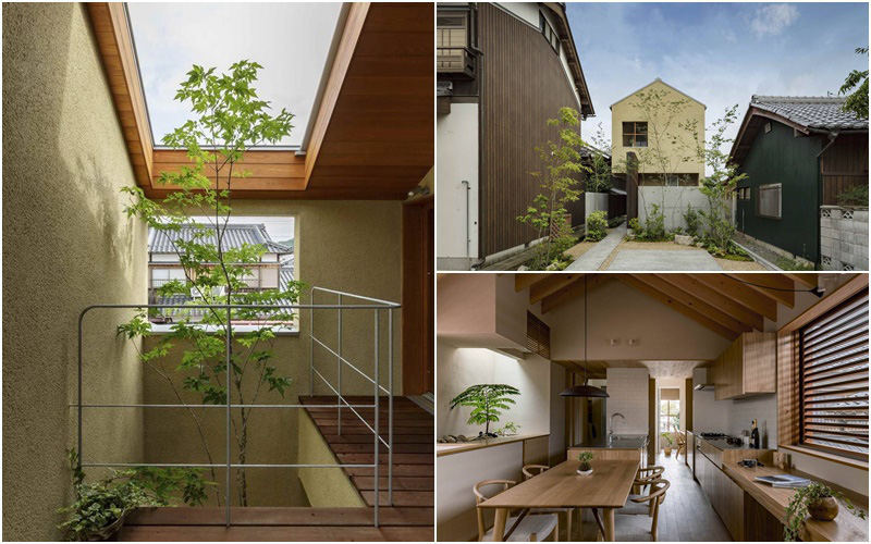 Không gian sống thiền tịnh trong nhà phố phong cách Nhật