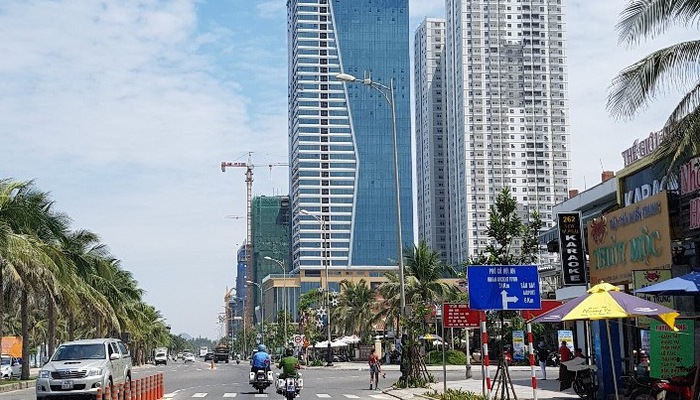 Hình ảnh các khối công trình dính sai phạm tại dự án Tổ hợp khách sạn Mường Thanh và căn hộ cao cấp Sơn Trà