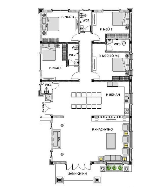 Chiêm ngưỡng nhà cấp 4 mái Thái độc đáo và ấn tượng, với sự kết hợp giữa kiến trúc truyền thống và phong cách hiện đại mang đến cho bạn một niềm yêu thích đầy mới mẻ!