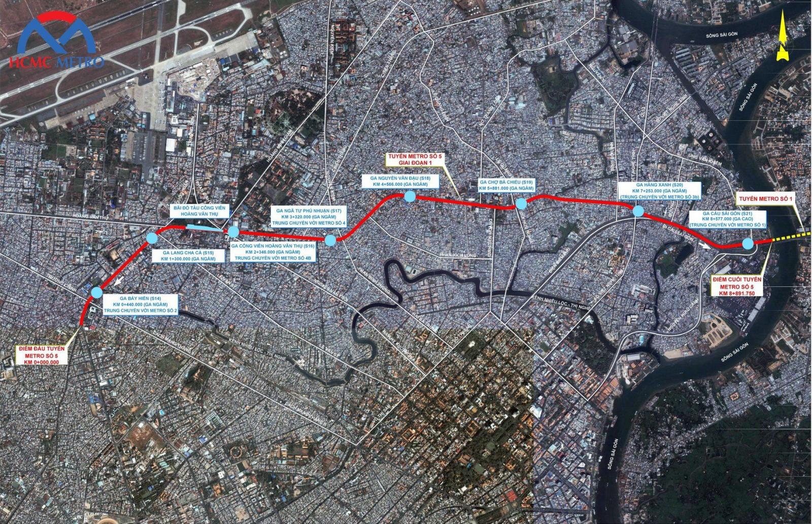 TP.HCM xúc tiến việc đầu tư tuyến metro số 5 gần 39.000 tỷ đồng