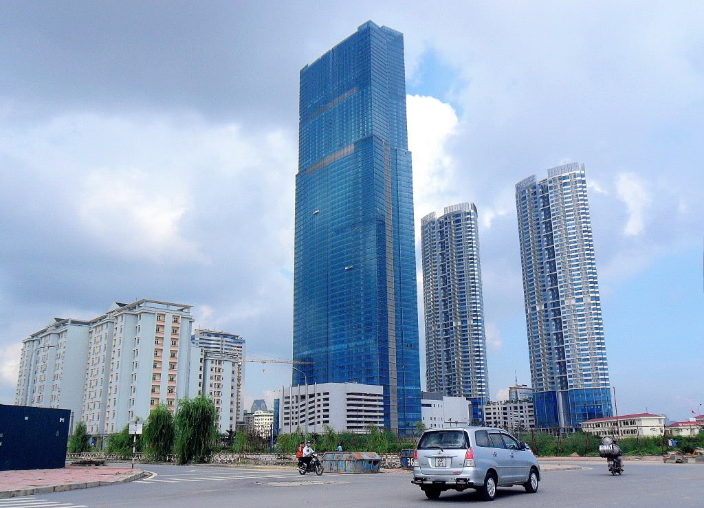 hình ảnh tòa nhà cao tầng Keangnam Hanoi 