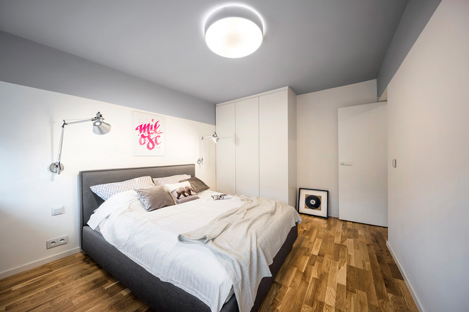Thiết kế phòng ngủ căn hộ 40m2 hiện đại
