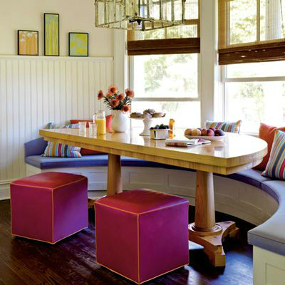 hình ảnh mẫu bàn ăn thông minh có thể mở rộng khi nhà có khách.