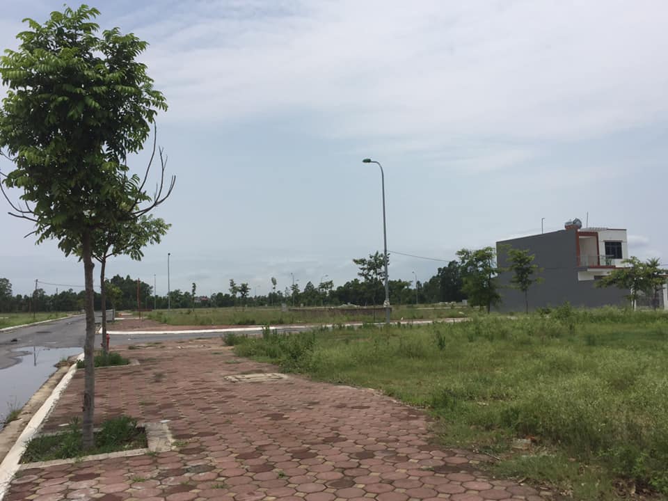 hình ảnh một khu đất nền điểm nóng đầu tư ở Hà Nội.