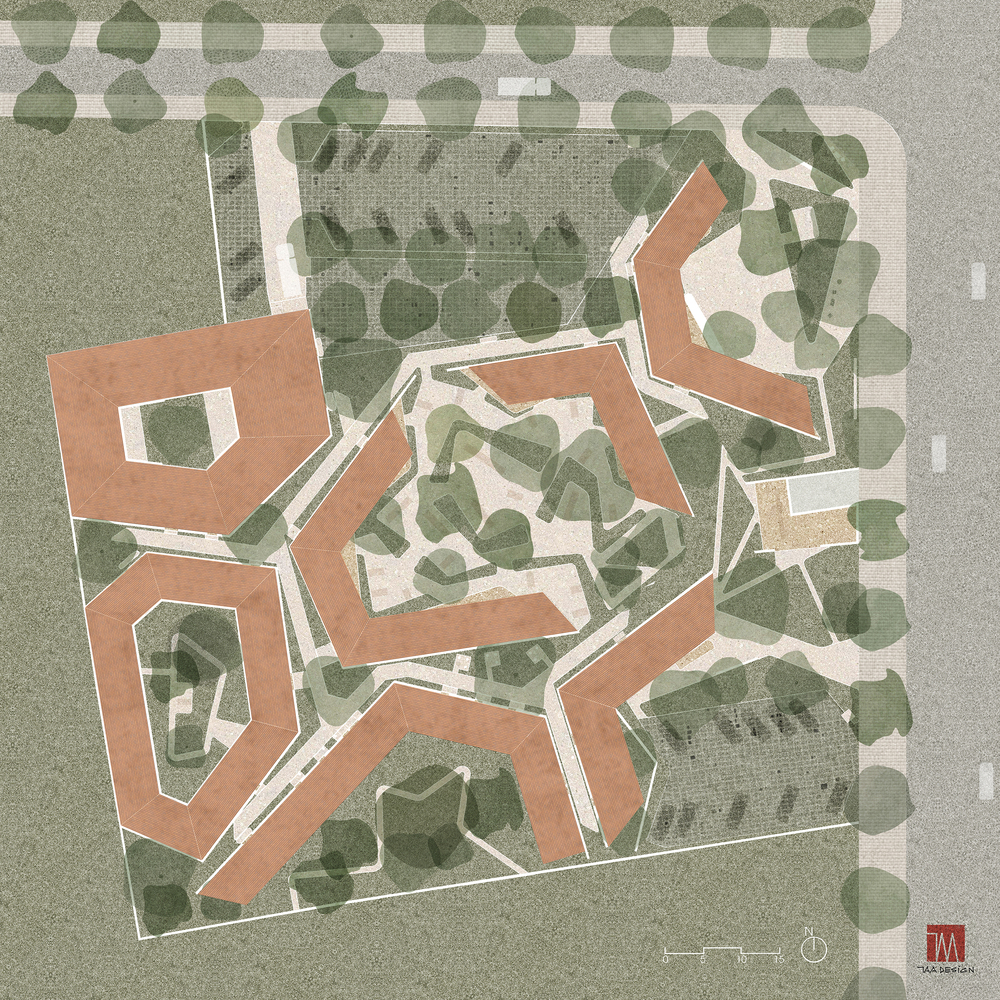 hình ảnh sơ đồ mặt bằng thiết kế vườn Phú Mỹ