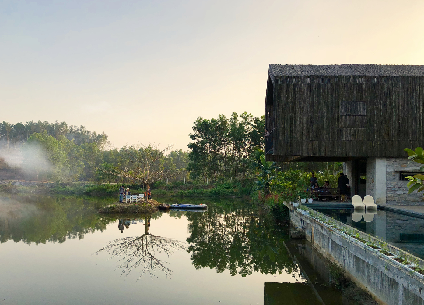 hình ảnh ngôi nhà được thiết kế theo phong cách trang trại ở Đà Nẵng