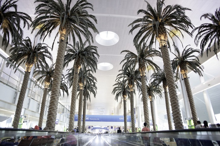 hình ảnh một góc Sân bay quốc tế Dubai 
