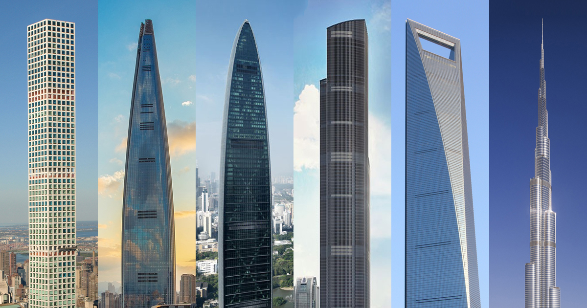 25 tòa nhà cao nhất thế giới tính đến tháng 3/2020