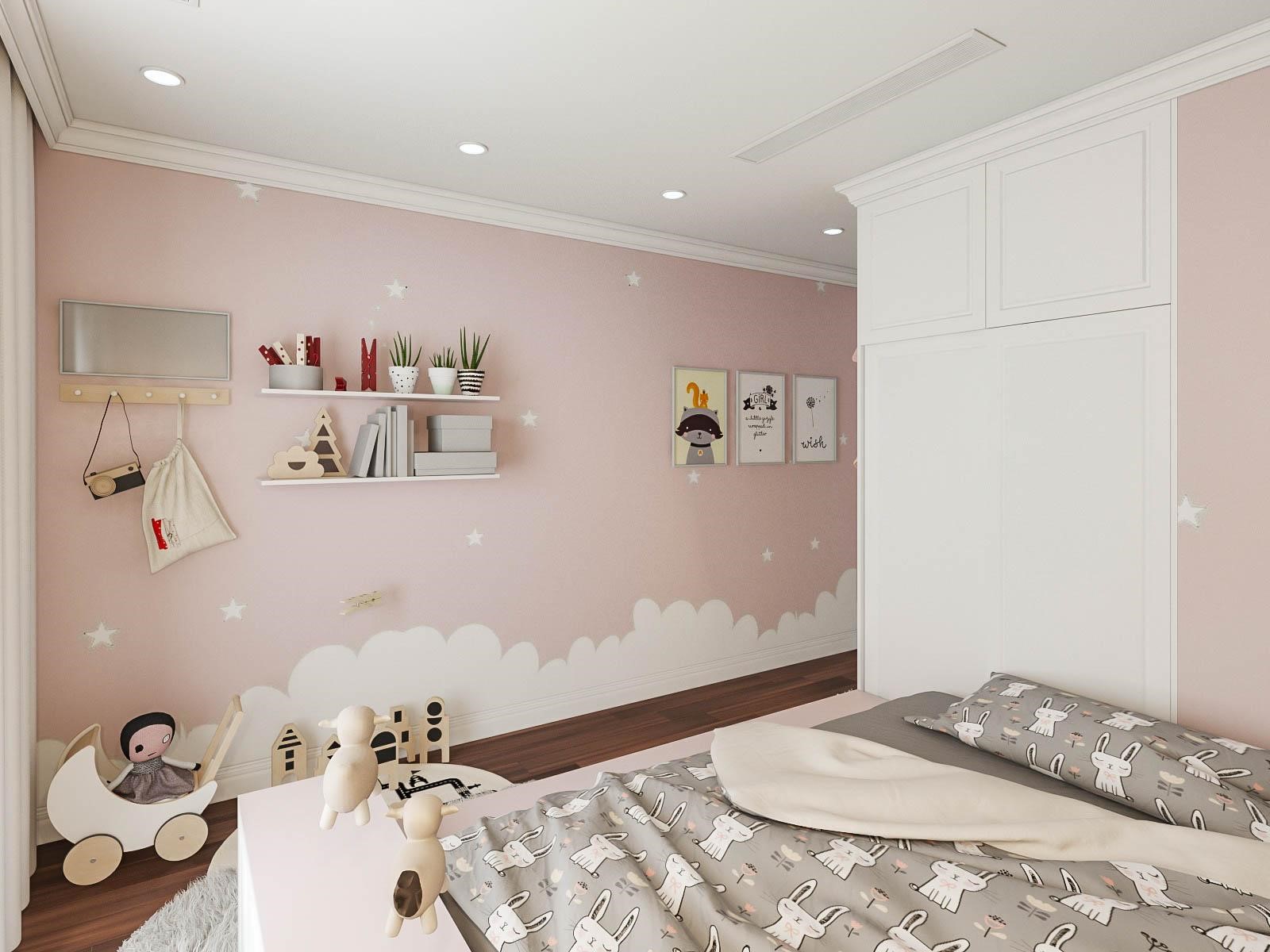 Thiết kế nội thất phòng ngủ trẻ em không chỉ đảm bảo sự tiện nghi, an toàn cho bé ​ mà còn có tính thẩm mỹ cao. 