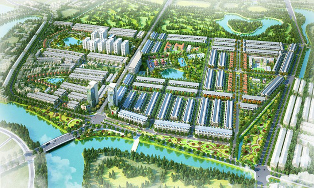 Phối cảnh tổng thể Khu dân cư, đô thị Tân Phú Hưng