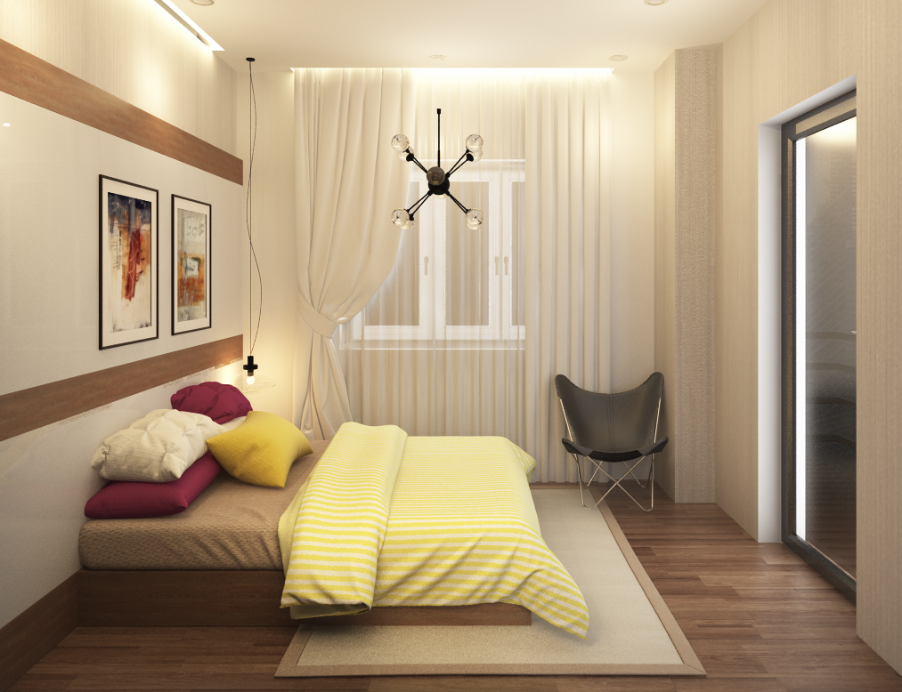 Phòng ngủ con trai có thiết kế đơn giản hơn, chỉ sử dụng những món nội thất cần thiết.