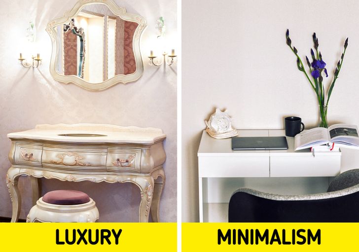 hình ảnh minh họa cho nội thất luxury và tối giản khi cải tạo nhà