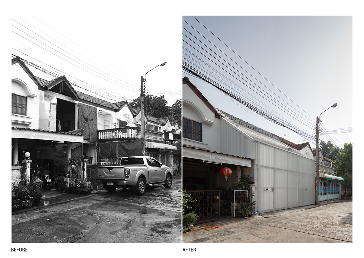 hình ảnh ngôi nhà trước và sau cải tạo