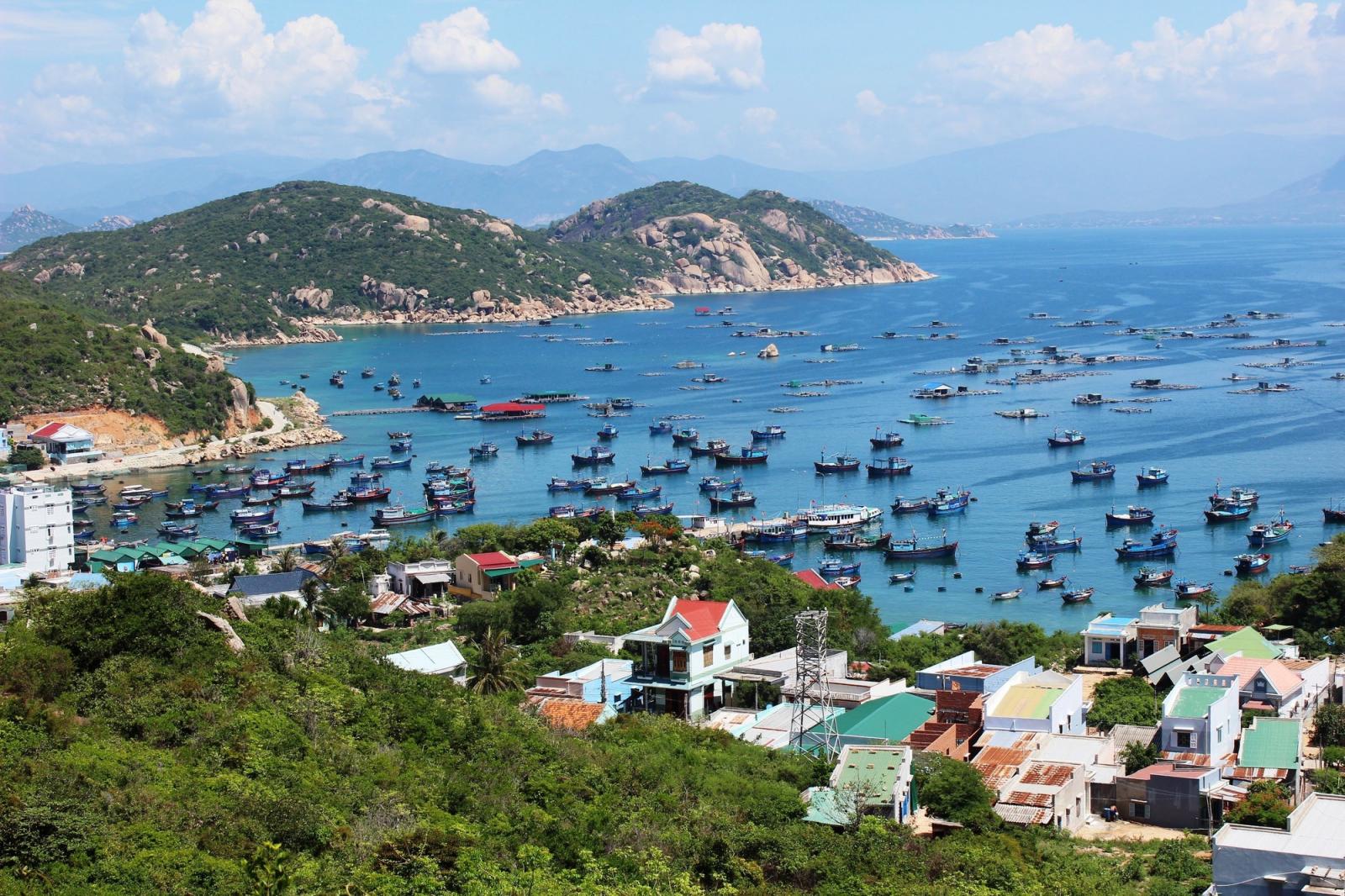 hình ảnh một góc đảo Bình Ba, TP. Cam Ranh, tỉnh Khánh Hòa