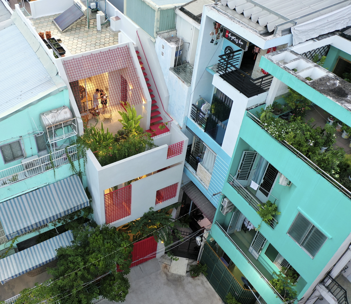 toàn cảnh nhà phố Sài Gòn sau cải tạo nhìn từ trên cao