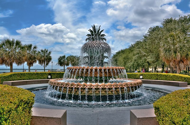 Mẫu đài phun nước đẹp, được sử dụng phổ biến ở công viên, không gian công cộng.