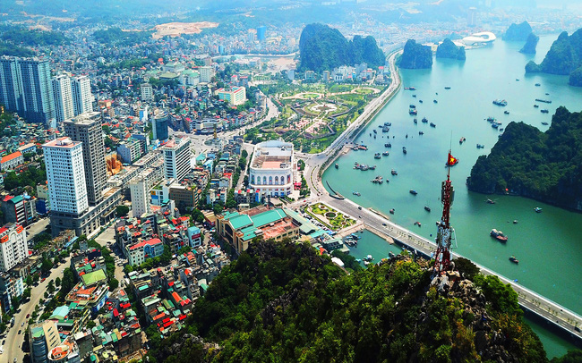 hình ảnh TP. Hạ Long tỉnh Quảng Ninh nhìn từ trên cao