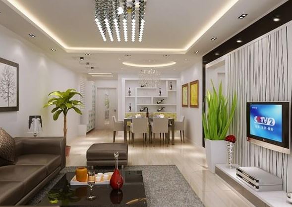 Không gian sinh hoạt chung gồm phòng khách và khu bếp ăn được thiết kế trên tầng 2 nhà ống kết hợp kinh doanh.