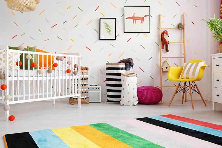 Giấy dán tường - lựa chọn hàng đầu khi trang trí phòng ngủ trẻ em.