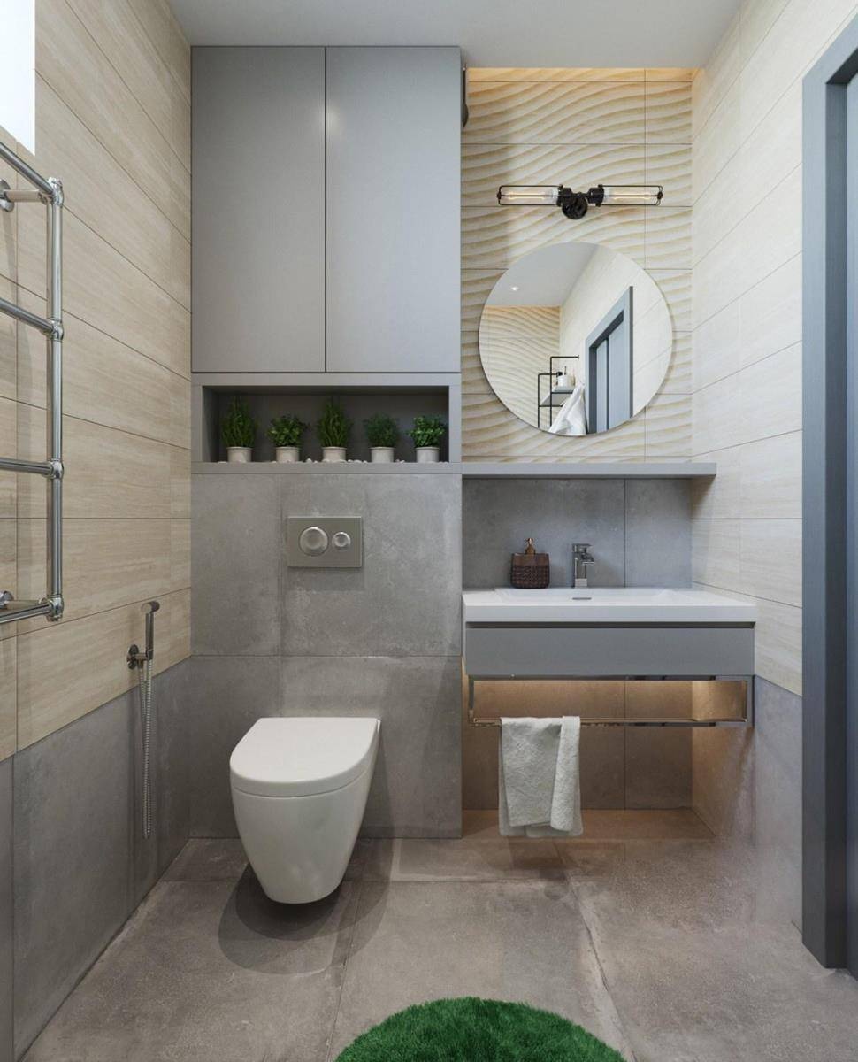 Mẫu thiết kế phòng vệ sinh đơn giản, thoáng sạch cho nhà vườn 1 tầng mái Thái.