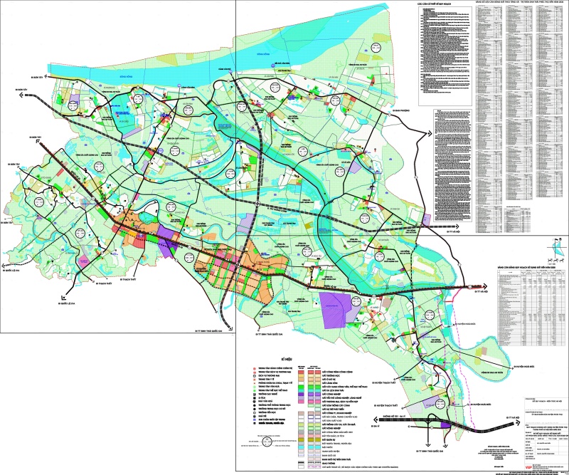 Quy hoạch không gian huyện Phúc Thọ, TP. Hà Nội đến năm 2030