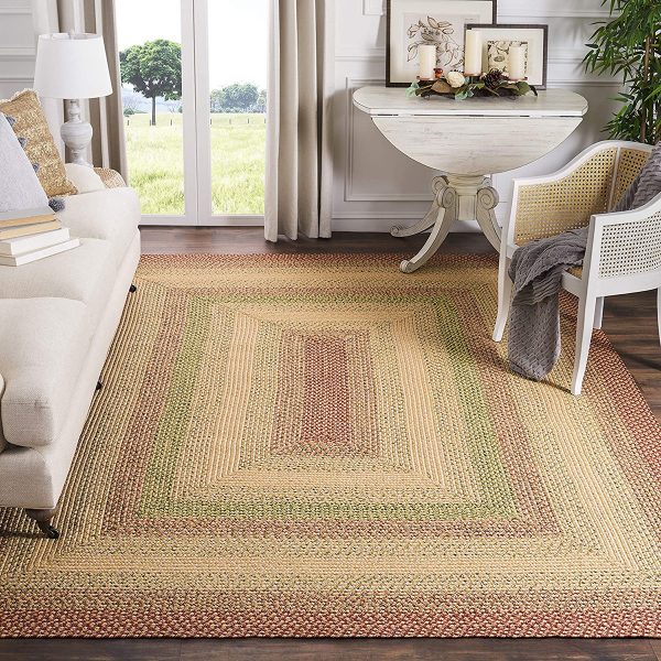Thảm trải sàn với hai mặt như nhau giúp bạn tiết kiệm một khoản tiền chi cho việc mua thảm mới. Mẫu thảm này phù hợp với phong cách ven biển và Boho.