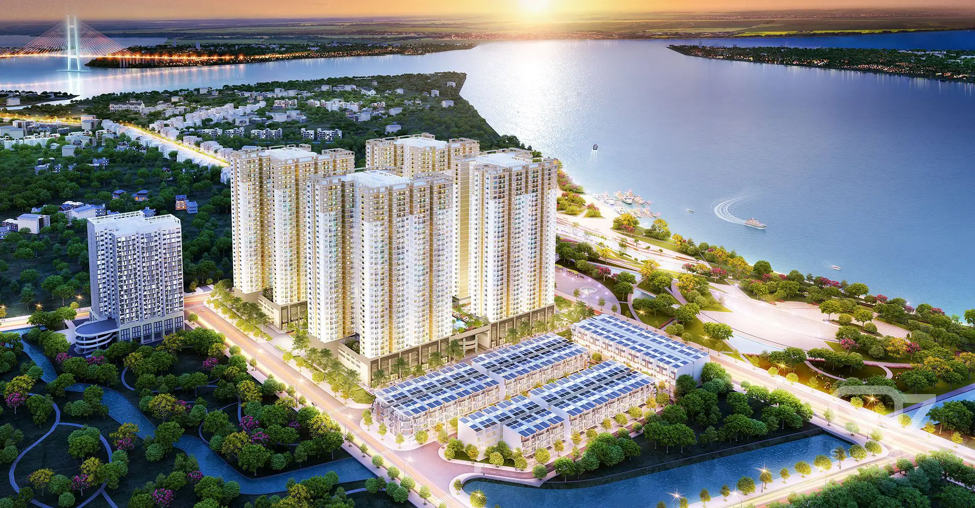 Phối cảnh tổng thể dự án chung cư Q7 Saigon Riverside