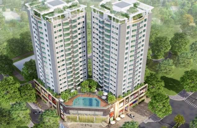 Phối cảnh tổng thể dự án chung cư Summer Square Quận 6, TP.HCM