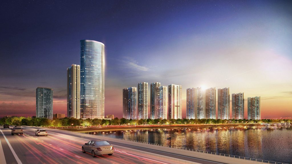 Phối cảnh dự án Grand Marina Saigon, số 2 Tôn Đức Thắng, phường Bến Nghé, Quận 1, TP.HCM - căn hộ thuộc dòng sản phẩm cao cấp.