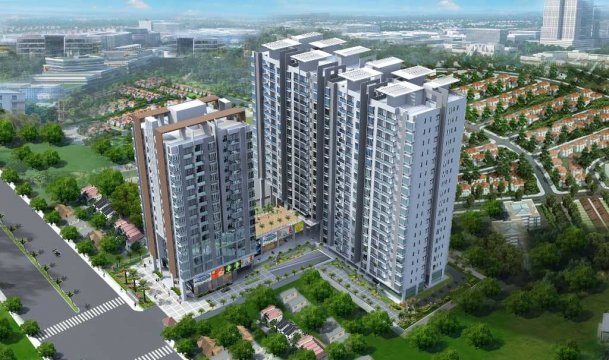 Phối cảnh tổng thể dự án Thiên Lộc Tower, phường 14, quận Gò Vấp, TP.HCM