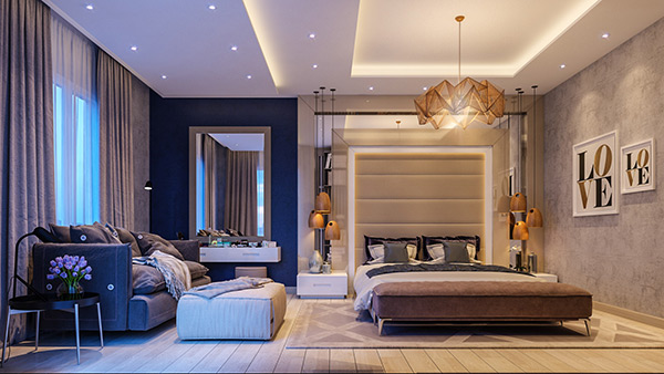 Thiết kế nội thất phòng ngủ đẹp hiện đại, hợp với sở thích và nhu cầu của gia chủ, mang lại cảm giác thư giãn, an yên sau ngày dài mệt mỏi.