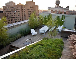 Căn hộ penthouse “xanh” ở New York