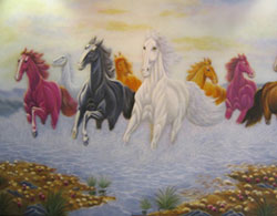 Đồ trang trí hình ngựa trong nhà