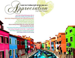 Công bố cuộc thi ý tưởng thiết kế sắc màu 2011 - Appreciation
