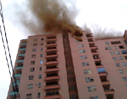 Thêm một vụ cháy tại nhà chung cư cao tầng