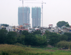 Năm 2010, Hà Nội đấu giá đất 33 dự án