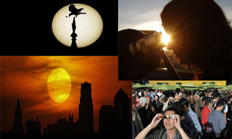 Thế giới ngắm sao Kim đi qua mặt trời 