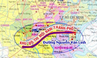 TP.HCM: Quy hoạch 1/5000 Khu đô thị mới NamThành phố