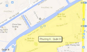 TP.HCM: Duyệt quy hoạch 1/2000 Khu dân cư phường 6, quận 8