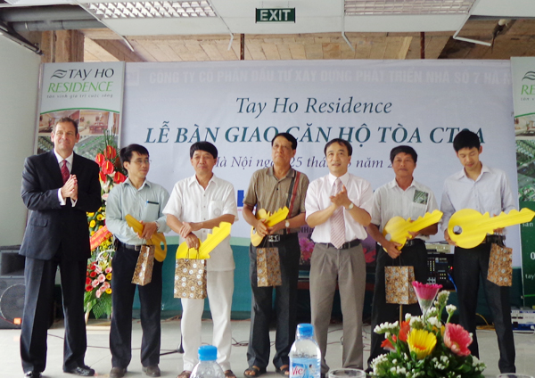 Bàn giao căn hộ Tay Ho Residence